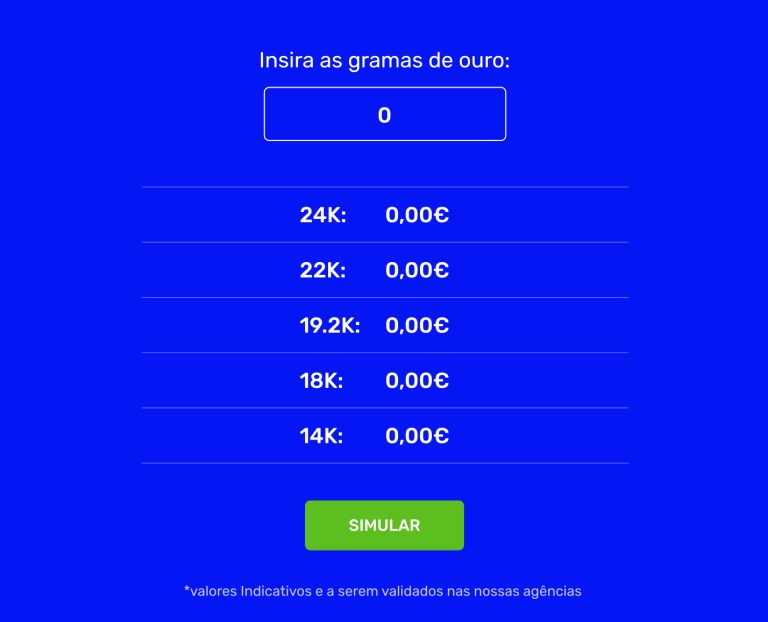 Simulador de Ouro